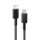 Cable Charger Mobile Anker 322 Type-C To Type-C 3FT A81F5H11 1M Black